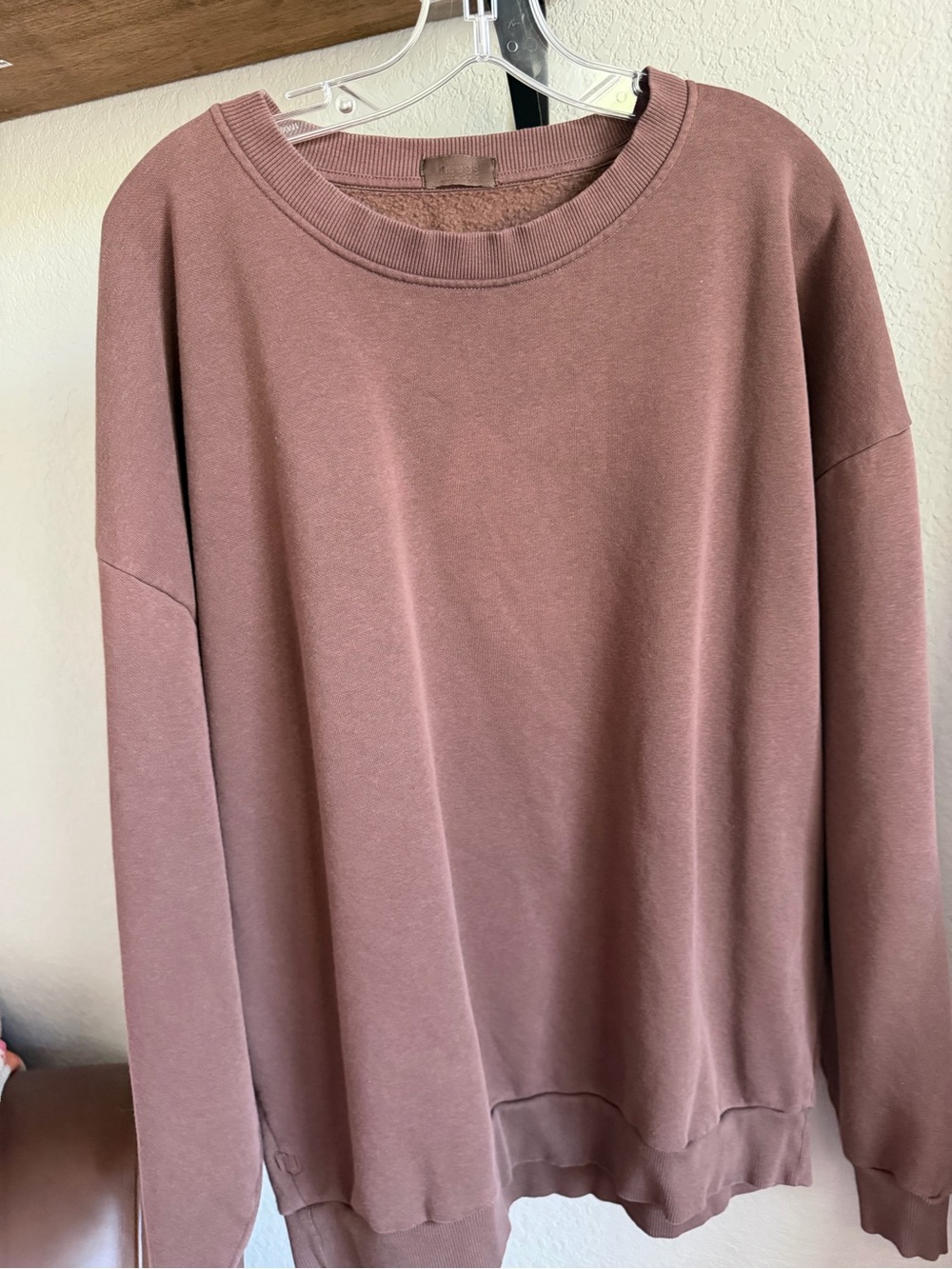 nuuds Dusty Mauve Crewneck Sweater